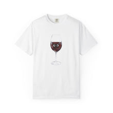 Load image into Gallery viewer, ‘ALONE WITH GLUE’ x GOOGLY EYE RED WINE COMFORT COLOR SHIRT
