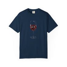Load image into Gallery viewer, ‘ALONE WITH GLUE’ x GOOGLY EYE RED WINE COMFORT COLOR SHIRT
