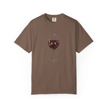 Load image into Gallery viewer, ‘ALONE WITH GLUE’ x GOOGLY EYE RED WINE COMFORT COLOR SHIRT
